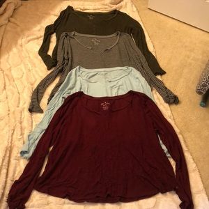 American eagle soft and sexy waffle tees